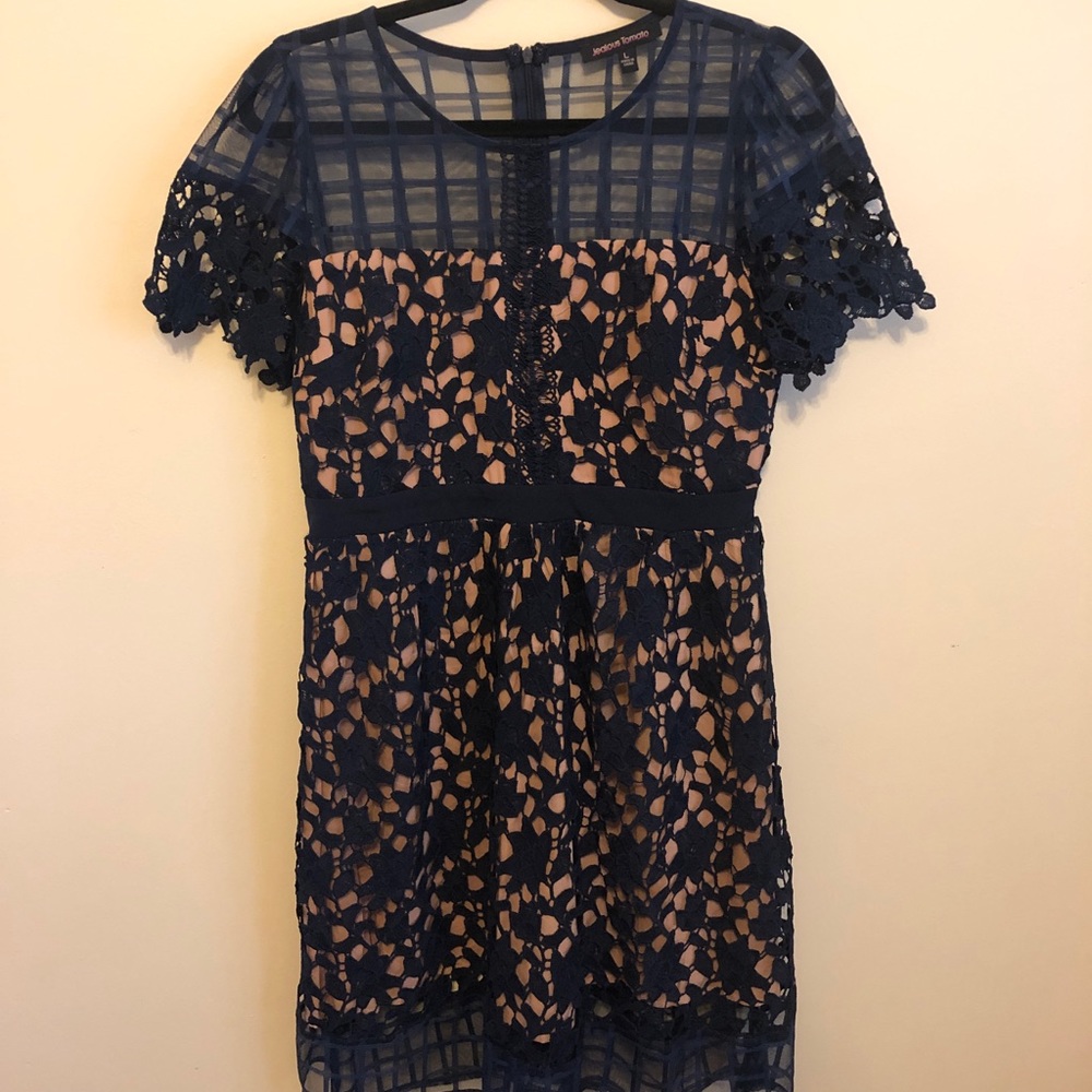 Jealous Tomato Navy Dress